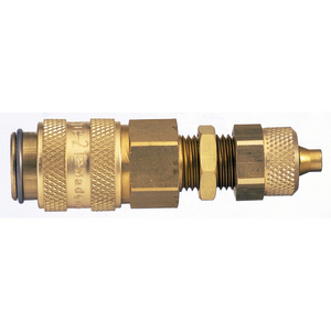 RECTUS KOPPELING MESSING PANEEL PLUG IN 6MM 21KBKS06MPX