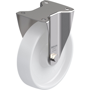 ROULETTE FIXE 400KG D.200MM IN BAND.POLYA 50MM MOY BILLE