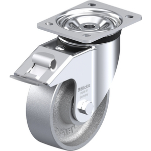ROULETTE PIVOT. 600KG D.150MM AC FONTE 50MM MOY BILLE+FR