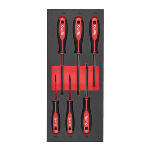 MILWAUKEE FOAM INLAY SCHROEVENDRAAIER TX SET 2 (6 DELIG)