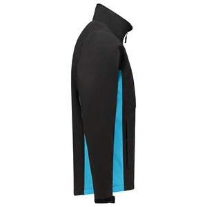 TRICORP SOFTSHELL 402002 ZWART/TURQUOISE MT 6XL