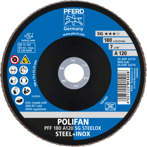 PFERD 67612185 Polifan Pff 180 A 120 Sg