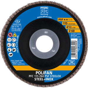 DISQUE PFC 115X22,23 GR 60 EXECUTION PSF Z 67766115