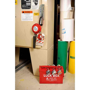 BOITE CONSIGNATION GROUPE METAL PORTABLE 227MM X 152MM
