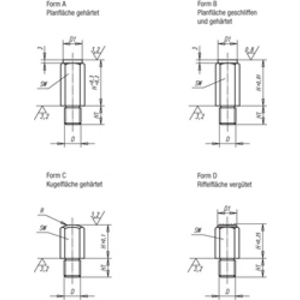 K0299.316060. Positionsfuss Form C