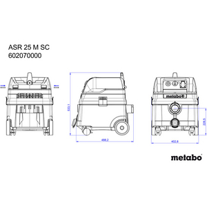 METABO ALLESZUIGER ASR 25 M SC 602070000