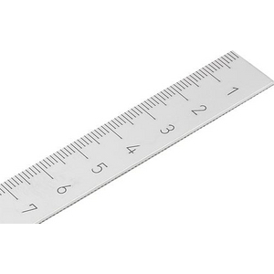 K0759.010010X0700. Massstab Edelstahl vertikal, L=700mm