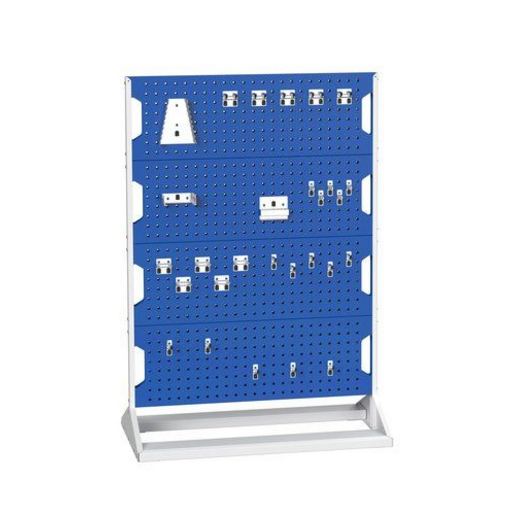 perfo panel rack double sided & hook kit with 8 panels and 60 piece ...