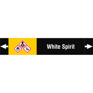 BRADY LEIDINGMERKER 165X30 WHITE SPIRIT
