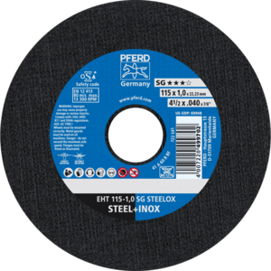 61340412-DISCHI DA TAGLIO EHT 115-1,0 SG STEELOX