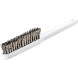 9714870004 Feinbürste Kunstst.-griff Edelstahl gewellt 0,15mm Lessmann