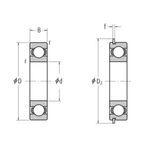 NSK 6001 DDU KOGELLAGER EENRIJIG