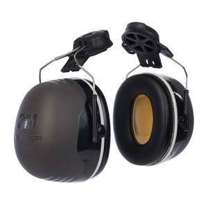 PELTOR CUFFIE AURICOLARI, 36 DB, NERO, ATTACCO PER ELMETTO, X5P3 7000103996