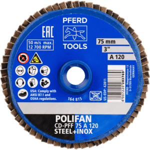 PFERD COMBIDISC® Mini POLIFAN® CD PFF 75 A 120