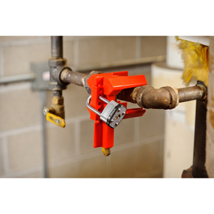 SISTEMA DI CHIUSURA PER VALVOLE PRINZING A LEVA 800110 BALL VALVE LOCKOUT-PR-SMALL