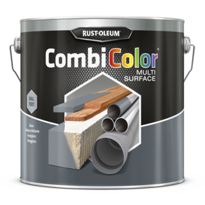 PEINTURE COMBICOLOR GRIS ACIER RAL 7001 BIDON 2,5L