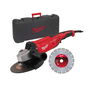 MILWAUKEE HAAKSE SLIJPER 230MM 2200W AG 22-230 E DIAMANTSET