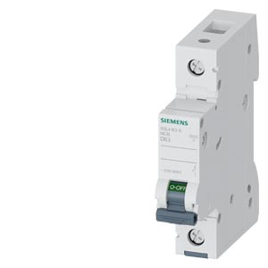 SIEMENS INSTALLATIE AUTOMAAT 1P 0.5A C 5SL4105-7