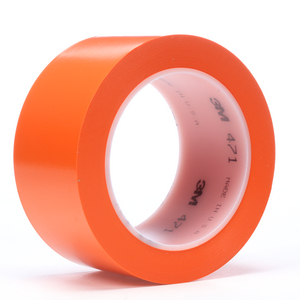 RUBAN ADHESIF VINYLE ORANGE 471 33 M X 50 MM UC24