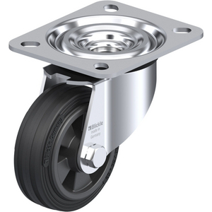 ROULETTE PIVOT. 50KG D. 80MM AC BAND.CAOUT 25MM MOY ROULEAUX