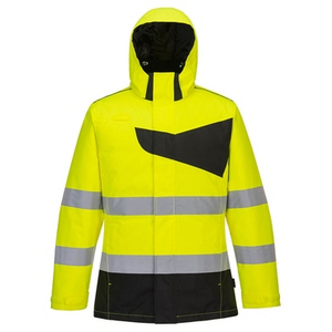 PORTWEST WINTERJACK PW2 PW261 HI-VIS GEEL/ZWART MT XXL