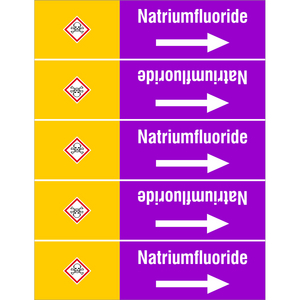 BRADY LEIDINGMERKER 135X175 NATRIUMFLUORIDE