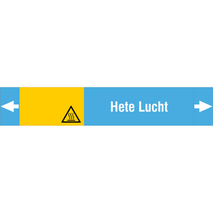 BRADY LEIDINGMERKER 165X30 HETE LUCHT