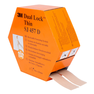 SJ 457D VERSIONE MINI PACK (2 ROTOLI) DEL DUAL LOCK TRASPARENTE 25 X 5 7000070534