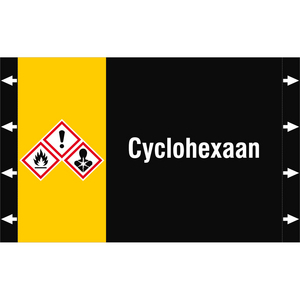 BRADY LEIDINGMERKER 340X210 CYCLOHEXAAN