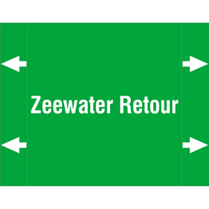 BRADY LEIDINGMERKER 115X90 ZEEWATER RETOUR