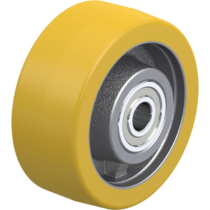 ROUE 740KG D.140MM 59MM POLYU JANTE FONTE MOYEU BILLE