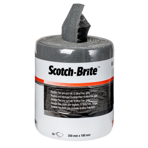 ROULEAU ABRASIF NON TISSE SCOTCH-BRITE, 125 MMX10 M, A/O