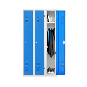 VESTIAIRE 3 C IP 870X500X1800MM MORAILLON DEBRAYABLE -GRIS/BL
