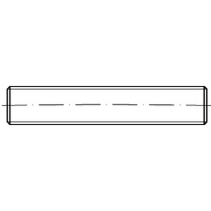 DIN976-1 B M8X150 4.6/5.8 ZN Gewindebolzen Form B=mit Kegelkuppen