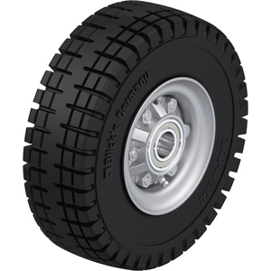 ROUE 300KG D.250MM 85MM CAOUT JANTE TOLE MOYEU BILLE