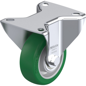 755955-RUOTA CON SUPPORTO FISSO IN LAMIERA DACCIAIO STAMPATA, SUPPORTI VERSIONE SEMI-PESANTI, ATTACC B-ALST 80K