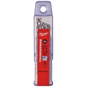 MILWAUKEE METAALBOOR HSS-G THUNDERWEB 3X61MM (PK=10ST)