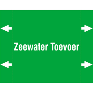 BRADY LEIDINGMERKER 115X90 ZEEWATER TOEVOER