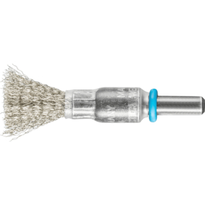 PFERD Shank mounted end brush, crimped PBU 1010/6 INOX 0,15