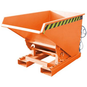 3210027090 Kippbehälter m. Abrollsys 0,3 1260x770x835mm orange