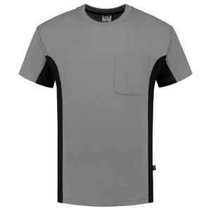 TRICORP T-SHIRT BORSTZAK 102002 GRIJS/ZWART MT 6XL