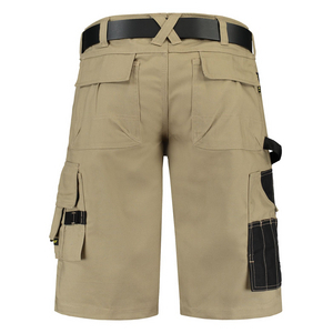 TRICORP WERKBROEK KORT CANVAS 502006 KHAKI MT 54
