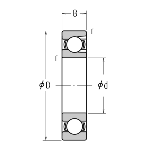 Cuscinetti A Sfera 16007-NSK 35x62x9 Mm