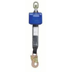 Retractable fall arrester with webbing lanyard Lg 2.50 m Type Automatic recall