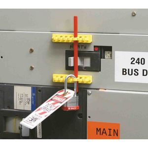 PACK 1 480-600V BREAKER LOCKOUT KIT<LT/>HEADERFOOTNOTE<GT/><LT/>/HEADERFOOTNOTE<GT/> 090891-EZ 480/600 VOLT BREAKER BLOCK KIT
