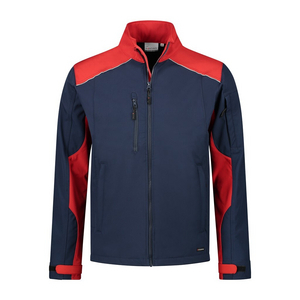 SANTINO SOFTSHELL JAS TOUR MARINE/ROOD MT 5XL