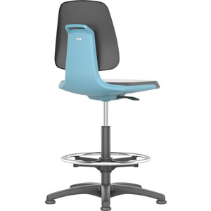 3110020520 Stuhl Labsit 3 blau Integr.Schaum,m.Fußr