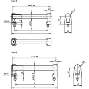 K0223.500202 Rohrgriff Form A, A=500
