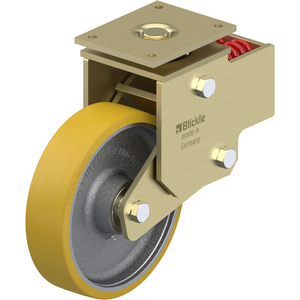 ROULETTE PIVOT.2000KG D.300MM AC CORPS FONTE 80MM MOY BILLE