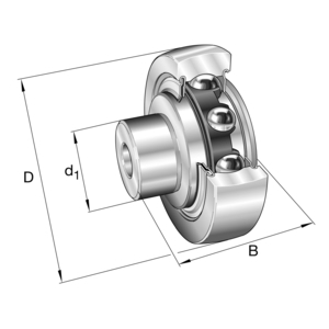 GALET A BILLES ZL 206 DRS INA